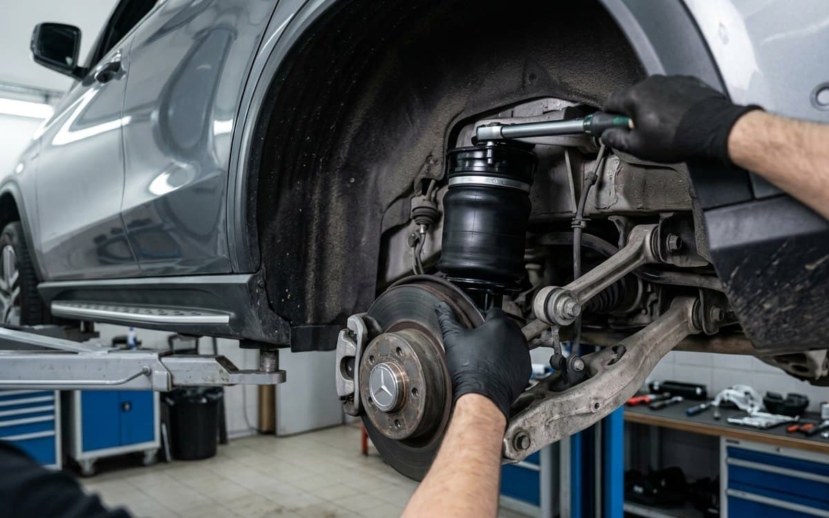 XC90 — հետին առանցքի օդային կախոց